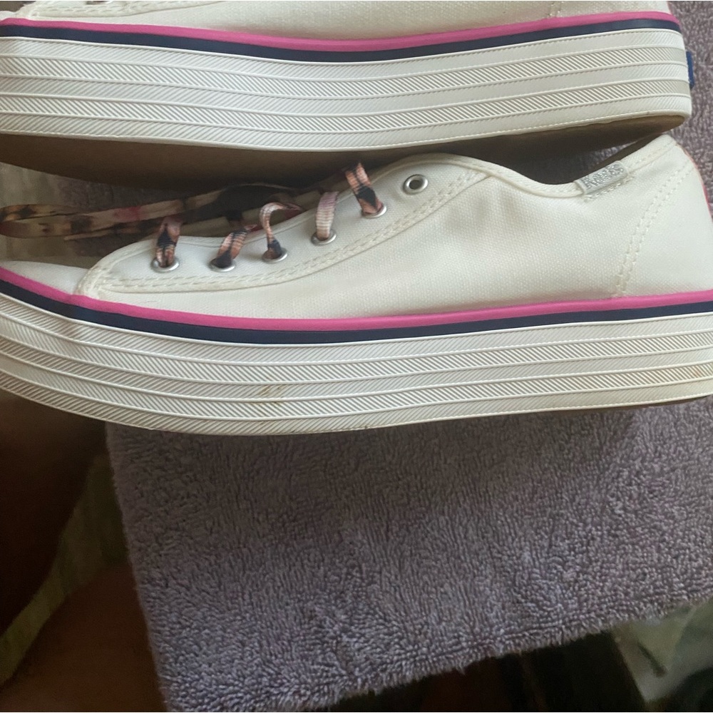 Keds lace up canvas sneakers